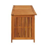 Boîte de rangement de jardin 150x50x58 cm Bois d'acacia solide