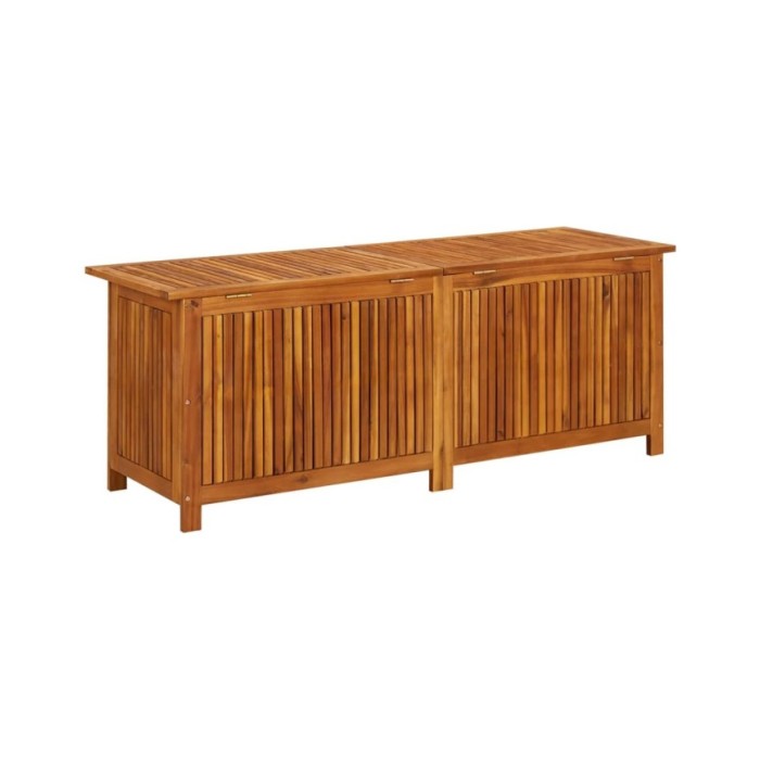 Boîte de rangement de jardin 150x50x58 cm Bois d'acacia solide