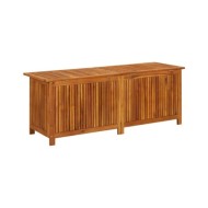 Boîte de rangement de jardin 150x50x58 cm Bois d'acacia solide