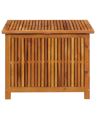 Boîte de rangement de jardin 75x75x58 cm Bois d'acacia solide