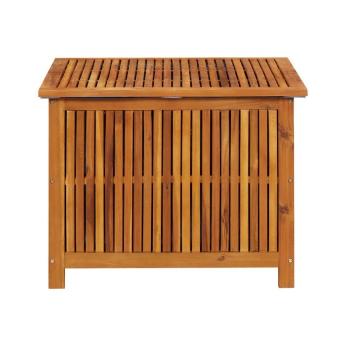 Boîte de rangement de jardin 75x75x58 cm Bois d'acacia solide