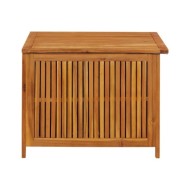 Boîte de rangement de jardin 75x75x58 cm Bois d'acacia solide