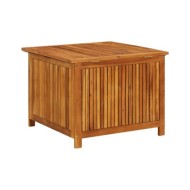 Boîte de rangement de jardin 75x75x58 cm Bois d'acacia solide