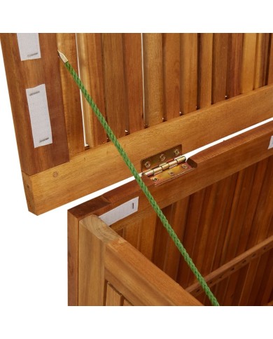 Boîte de rangement de jardin 75x75x58 cm Bois d'acacia solide