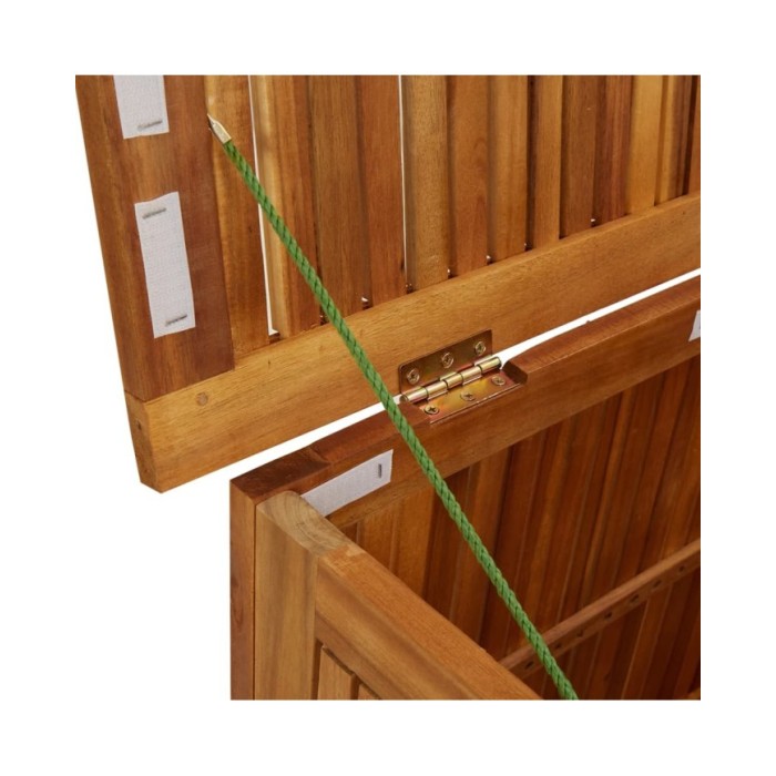 Boîte de rangement de jardin 75x75x58 cm Bois d'acacia solide