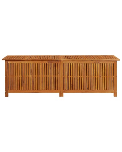 Boîte de rangement de jardin 175x50x58 cm Bois d'acacia solide