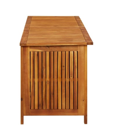 Boîte de rangement de jardin 175x50x58 cm Bois d'acacia solide