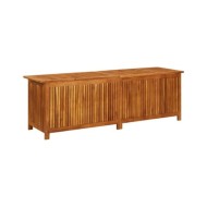 Boîte de rangement de jardin 175x50x58 cm Bois d'acacia solide
