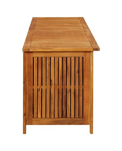 Boîte de rangement de jardin 200x50x58 cm Bois d'acacia solide
