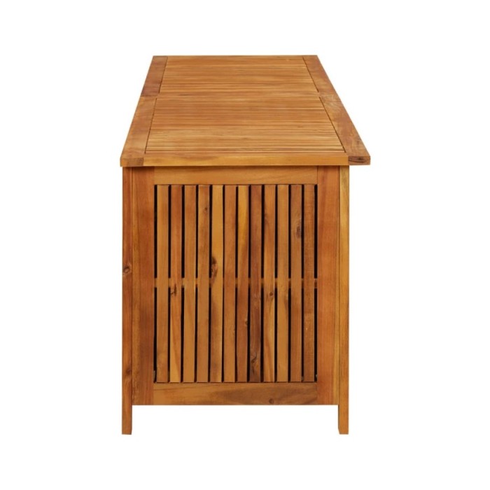 Boîte de rangement de jardin 200x50x58 cm Bois d'acacia solide