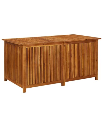 Boîte de rangement de jardin 150x80x75 cm Bois d'acacia solide
