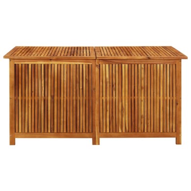 Boîte de rangement de jardin 150x80x75 cm Bois d'acacia solide