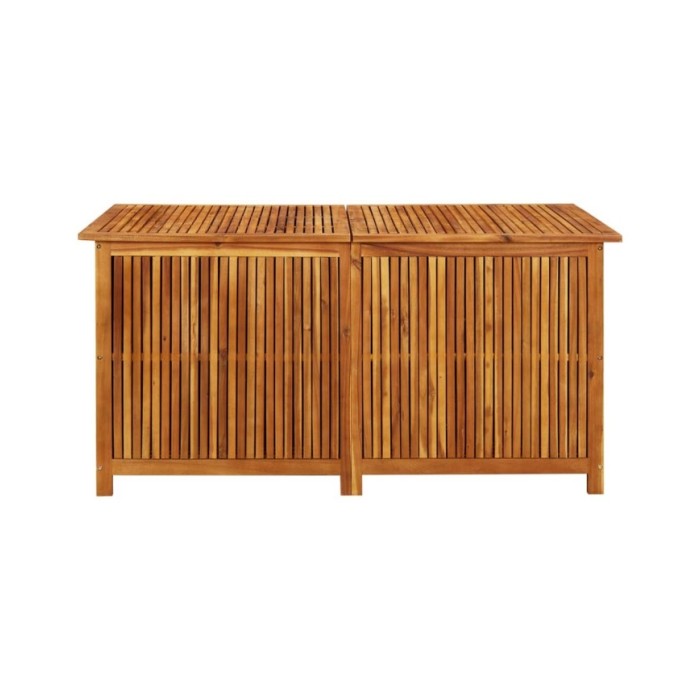 Boîte de rangement de jardin 150x80x75 cm Bois d'acacia solide