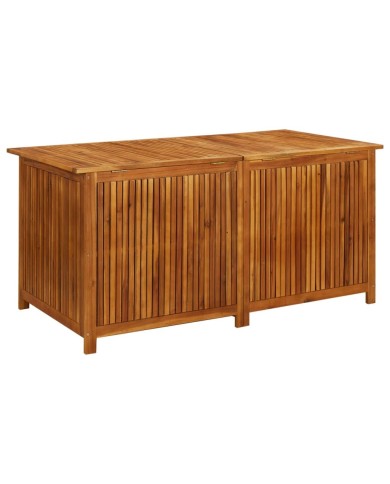 Boîte de rangement de jardin 150x80x75 cm Bois d'acacia solide