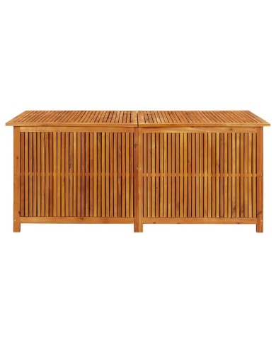 Boîte de rangement de jardin 175x80x75 cm Bois d'acacia solide