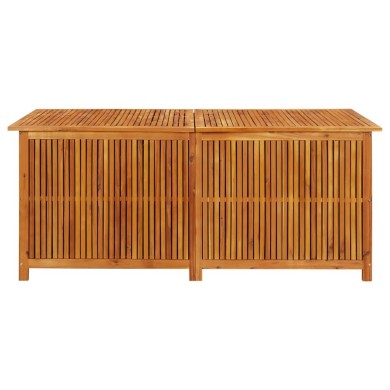 Boîte de rangement de jardin 175x80x75 cm Bois d'acacia solide