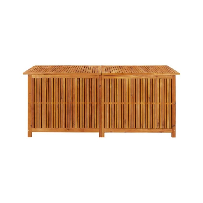 Boîte de rangement de jardin 175x80x75 cm Bois d'acacia solide
