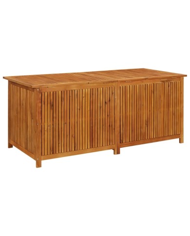 Boîte de rangement de jardin 175x80x75 cm Bois d'acacia solide