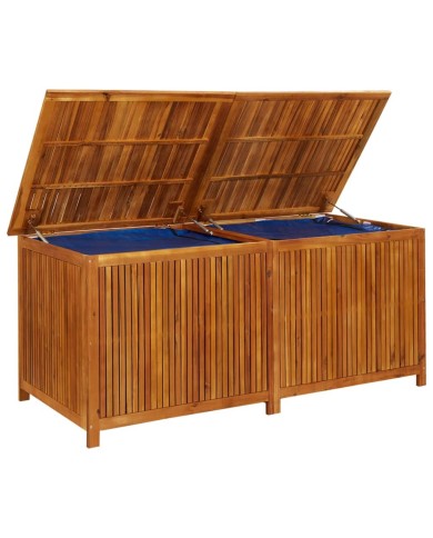 Boîte de rangement de jardin 175x80x75 cm Bois d'acacia solide