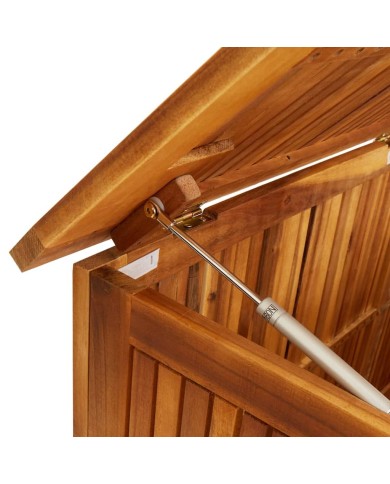 Boîte de rangement de jardin 175x80x75 cm Bois d'acacia solide
