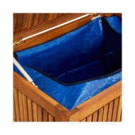 Boîte de rangement de jardin 175x80x75 cm Bois d'acacia solide