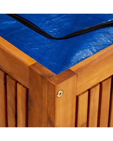Boîte de rangement de jardin 175x80x75 cm Bois d'acacia solide