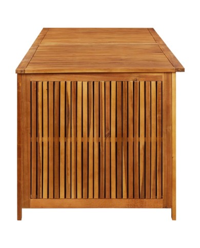 Boîte de rangement de jardin 200x80x75 cm Bois d'acacia solide