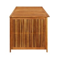 Boîte de rangement de jardin 200x80x75 cm Bois d'acacia solide