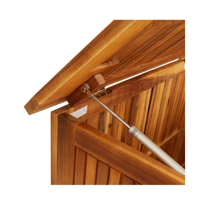 Boîte de rangement de jardin 200x80x75 cm Bois d'acacia solide