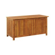 Boîte de rangement de jardin 113x50x58 cm Bois d'acacia solide