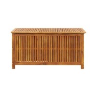 Boîte de rangement de jardin 113x50x58 cm Bois d'acacia solide