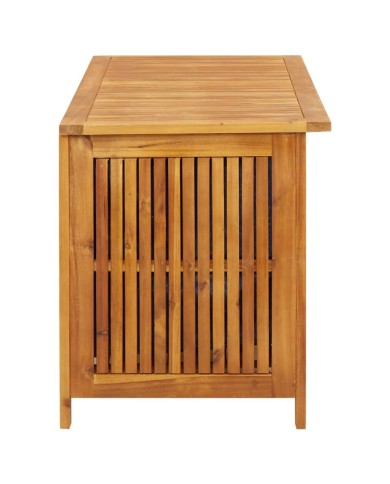Boîte de rangement de jardin 113x50x58 cm Bois d'acacia solide