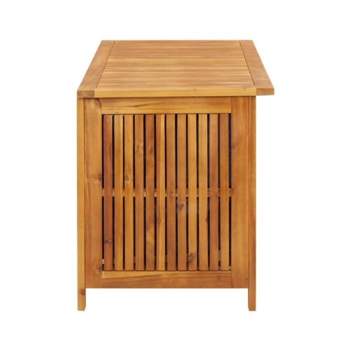 Boîte de rangement de jardin 113x50x58 cm Bois d'acacia solide