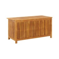 Boîte de rangement de jardin 113x50x58 cm Bois d'acacia solide