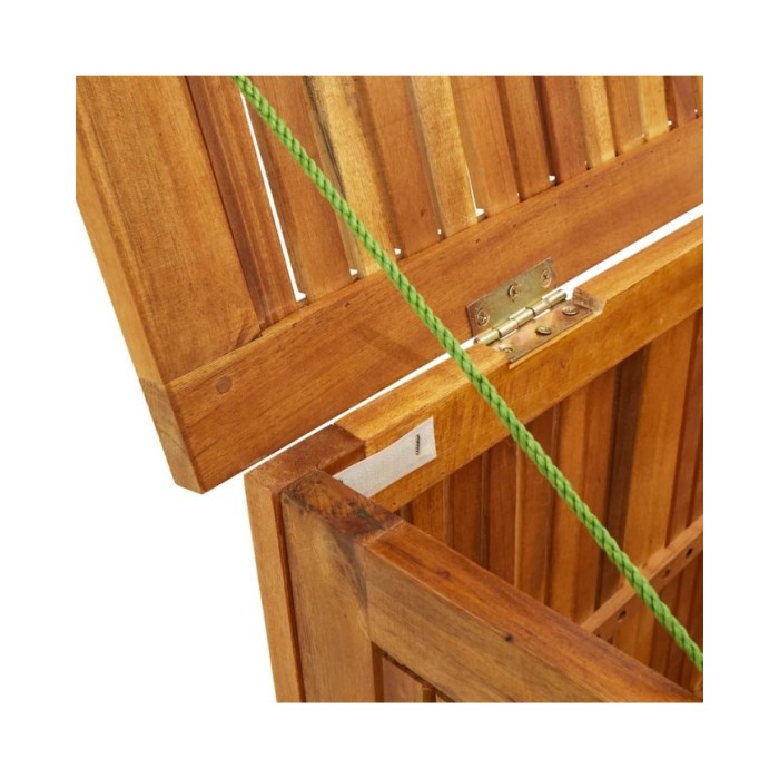 Boîte de rangement de jardin 113x50x58 cm Bois d'acacia solide
