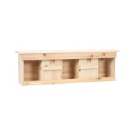 Maison pour moineau avec 5 chambres 68x15x21 cm Bois de sapin