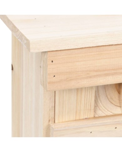 Maison pour moineau avec 5 chambres 68x15x21 cm Bois de sapin