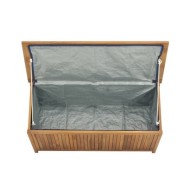 Boîte de jardin 114x50x58 cm Bois massif de teck