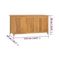 Boîte de jardin 114x50x58 cm Bois massif de teck