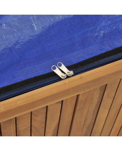 Boîte de jardin 150x50x55 cm Bois massif de teck