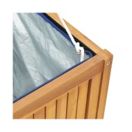 Boîte de jardin 175x50x55 cm Bois massif de teck