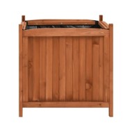 Jardinières surélevées 2 pcs 50x50x50 cm Bois de sapin