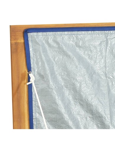 Boîte de jardin 200x50x55 cm Bois massif de teck