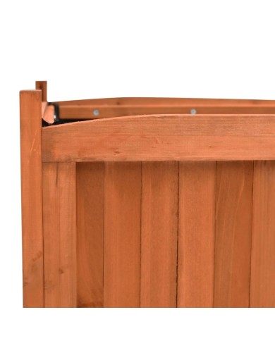 Jardinières surélevées 2 pcs 50x50x50 cm Bois de sapin