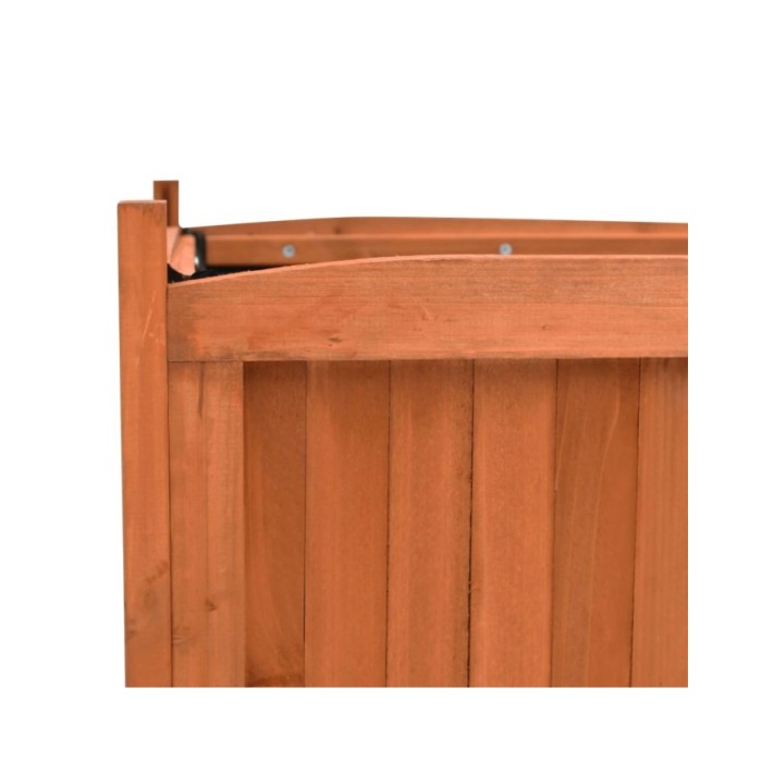 Jardinières surélevées 2 pcs 50x50x50 cm Bois de sapin