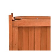 Jardinières surélevées 2 pcs 50x50x50 cm Bois de sapin