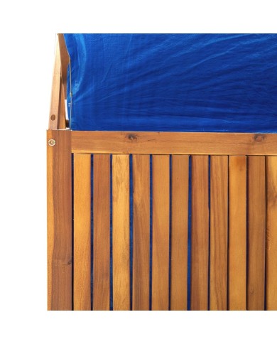 Boîte de rangement avec treillis 99x50x160 cm Acacia massif