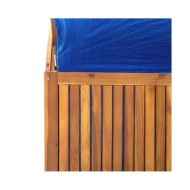Boîte de rangement avec treillis 99x50x160 cm Acacia massif
