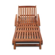 Chaise longue Bois d'acacia solide