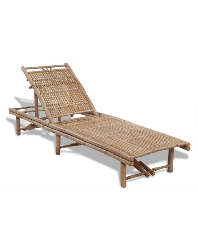 Chaise longue Bambou